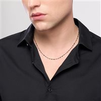 Collana Mabina Uomo SKYLINE in Argento Zircone 553580 - 553580